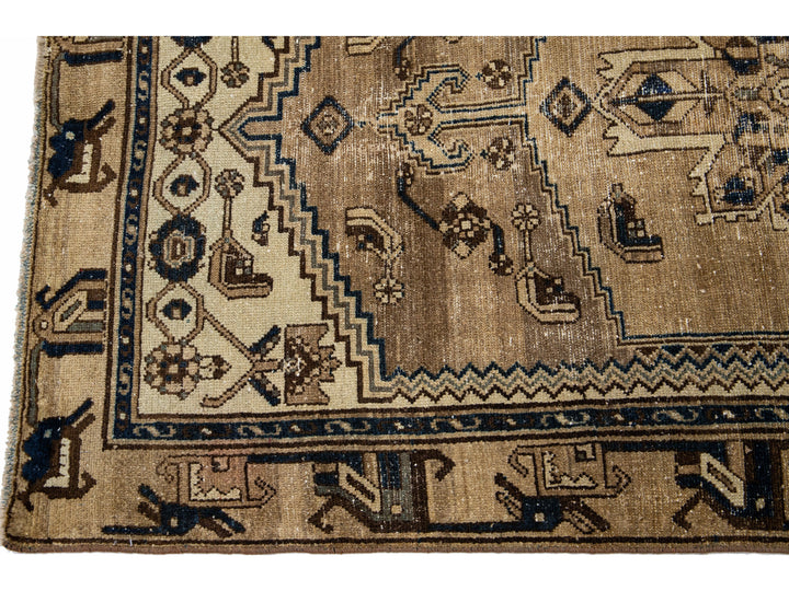 Vintage Distressed Wool Rug 4 X 7