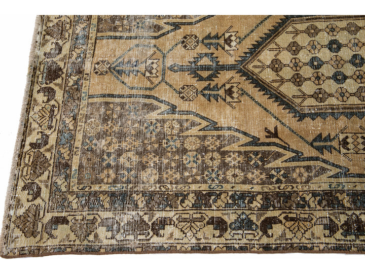 Vintage Distressed Wool Rug 4 X 6