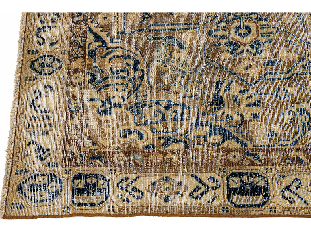 Vintage Distressed Wool Rug 3 X 5