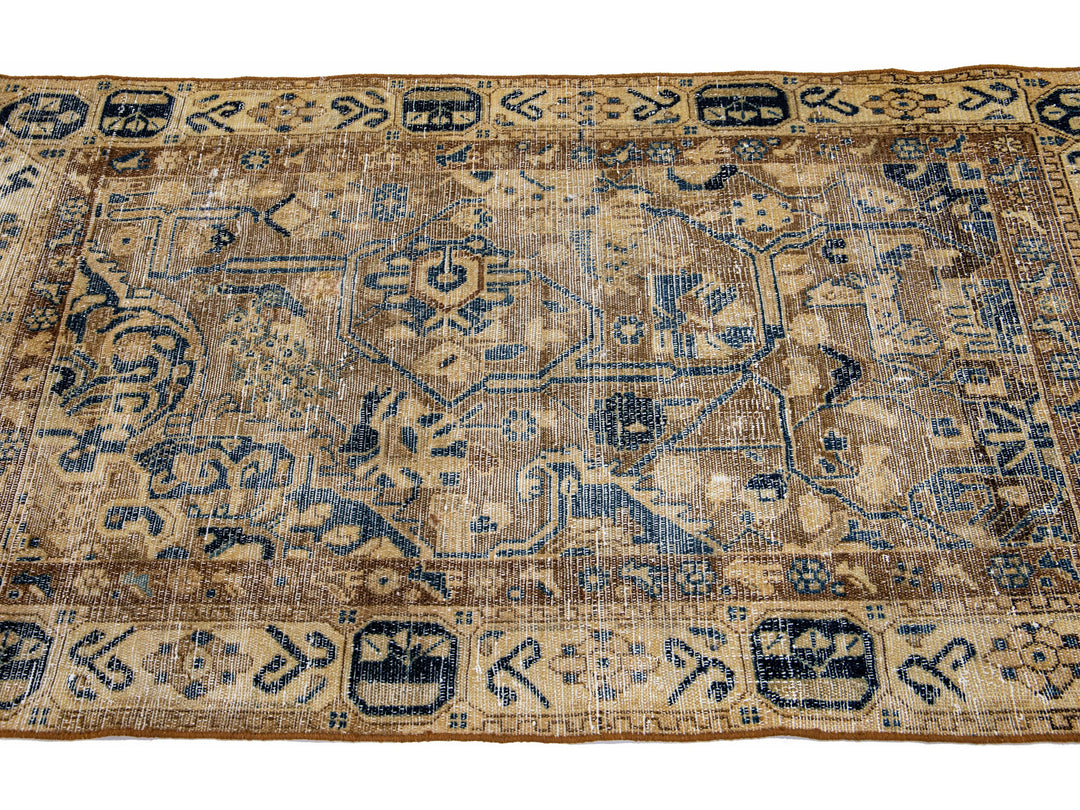 Vintage Distressed Wool Rug 3 X 5