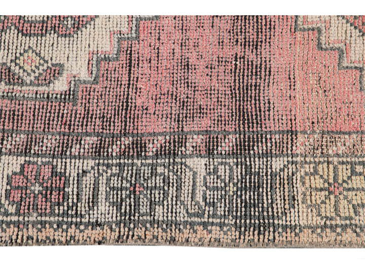 Mid 20th Century Vintage Turkish Wool Runner Rug, 3 X 10