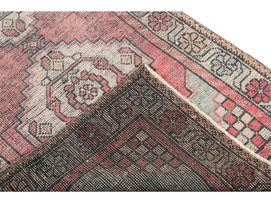 Mid 20th Century Vintage Turkish Wool Runner Rug, 3 X 10