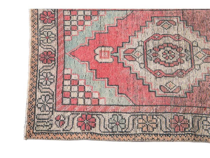 Mid 20th Century Vintage Turkish Wool Runner Rug, 3 X 10