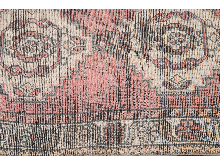 Mid 20th Century Vintage Turkish Wool Runner Rug, 3 X 10