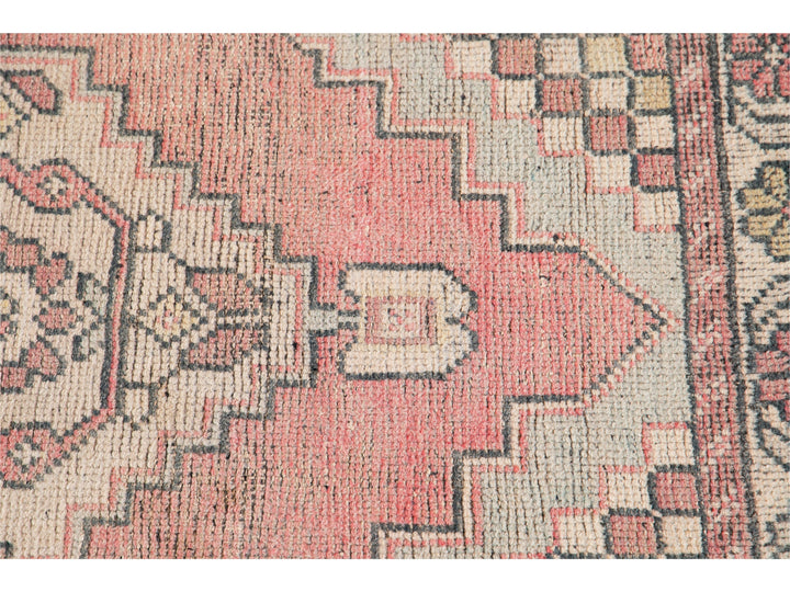 Mid 20th Century Vintage Turkish Wool Runner Rug, 3 X 10