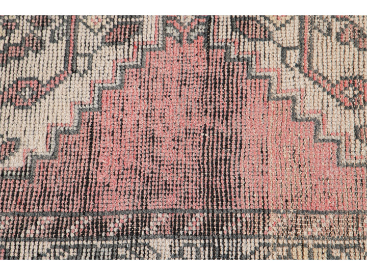 Mid 20th Century Vintage Turkish Wool Runner Rug, 3 X 10