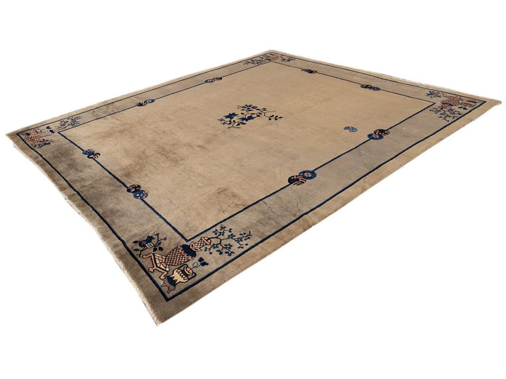 Antique Chinese Peking Wool Rug 10 X 11