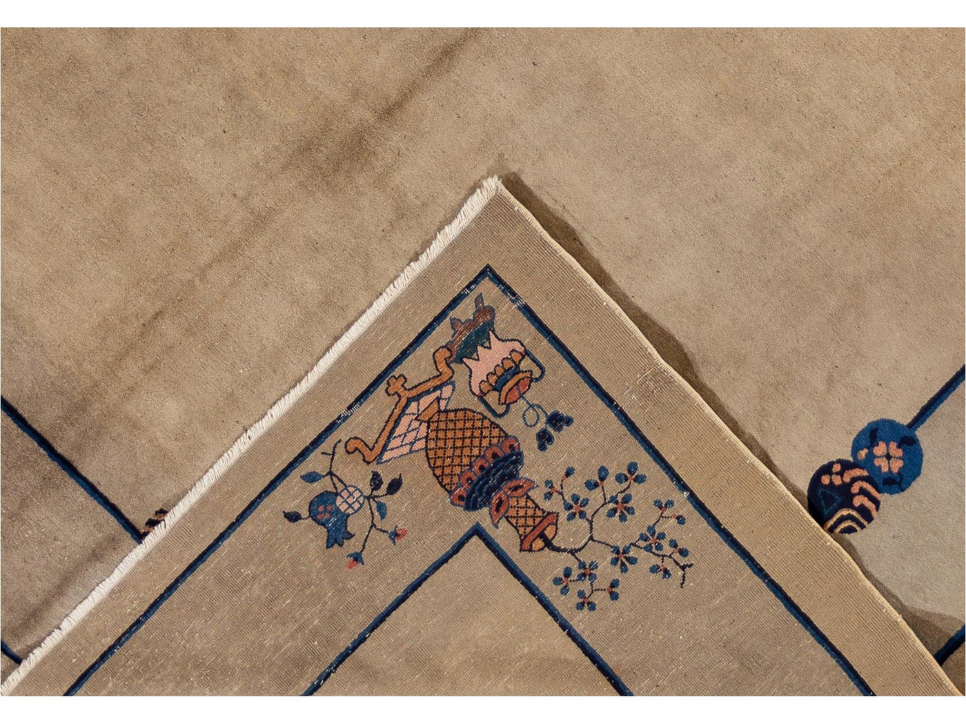 Antique Chinese Peking Wool Rug 10 X 11