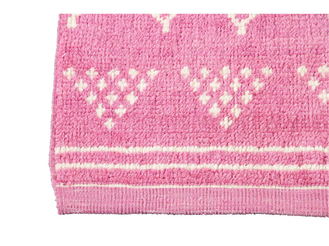 Modern Moroccan Style Wool Runner 3 X 15