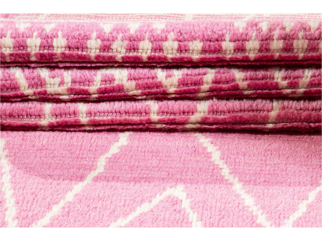 Modern Moroccan Style Wool Runner 3 X 15