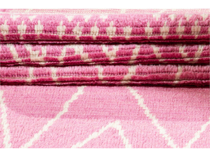 Modern Moroccan Style Wool Runner 3 X 15