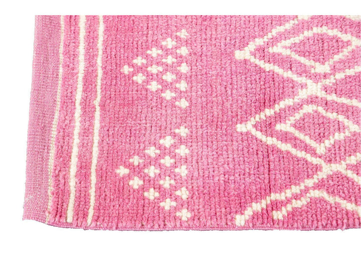 Modern Moroccan Style Wool Runner 3 X 15