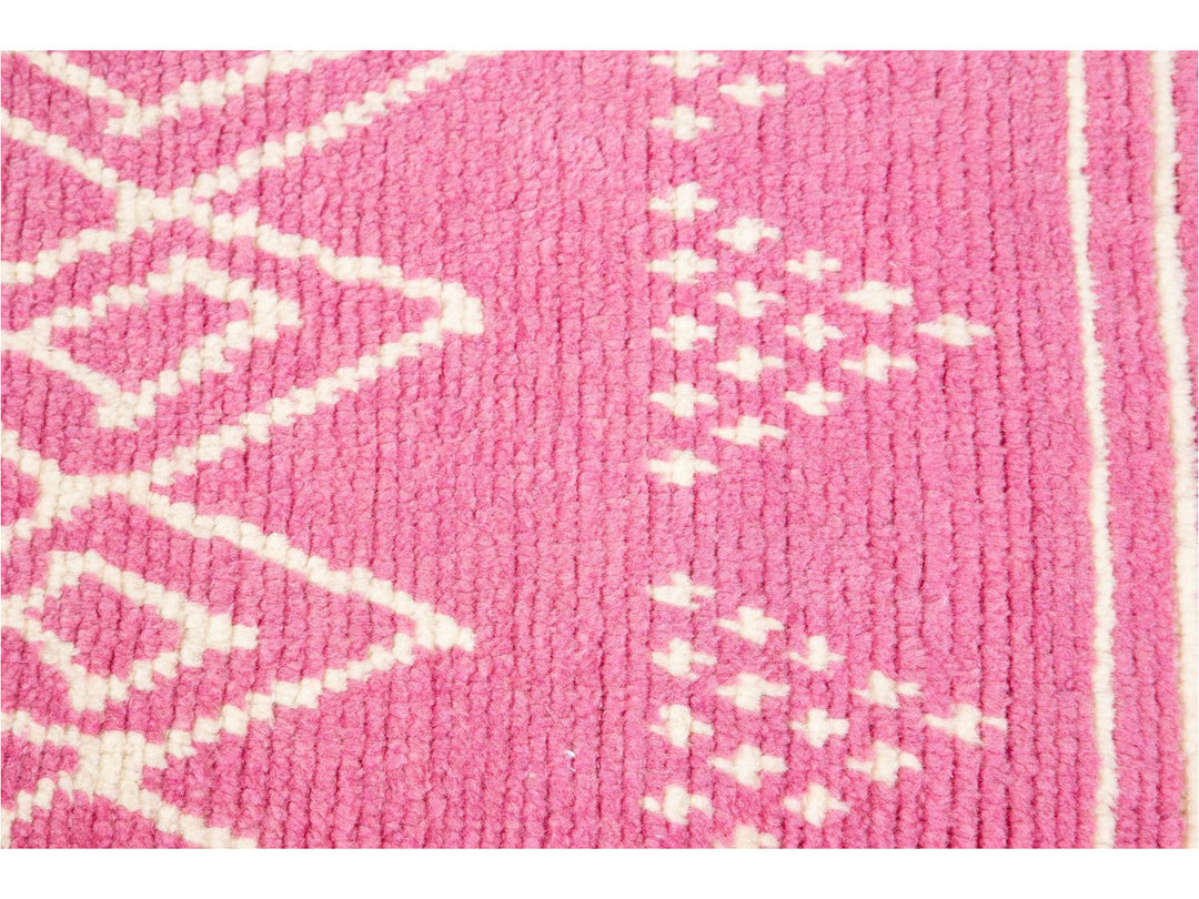 Modern Moroccan Style Wool Runner 3 X 15
