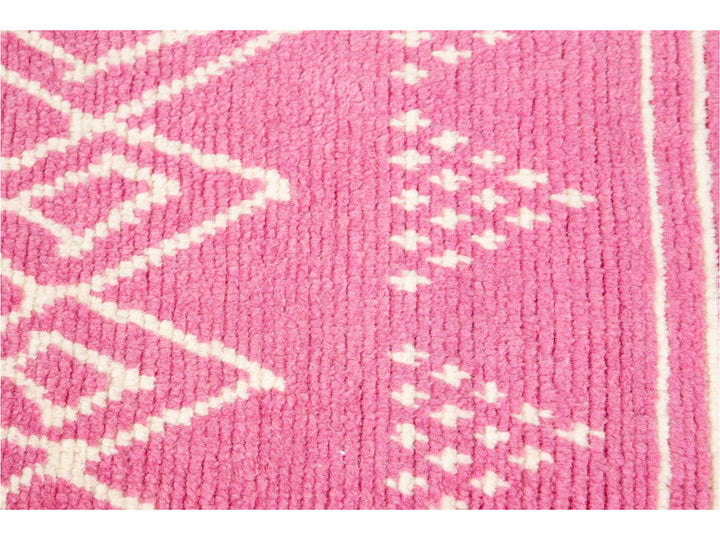 Modern Moroccan Style Wool Runner 3 X 15