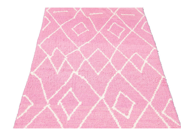 Modern Moroccan Style Wool Runner 3 X 15