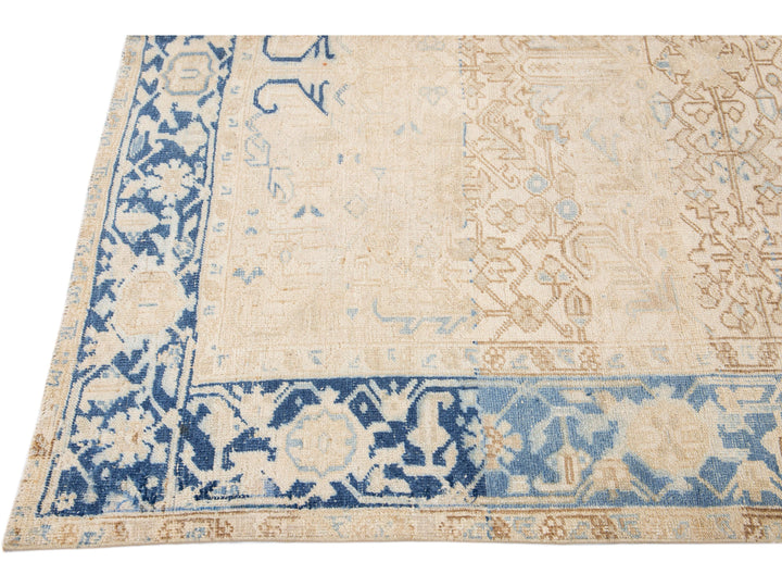 Antique Heriz Wool Rug 7 X 8