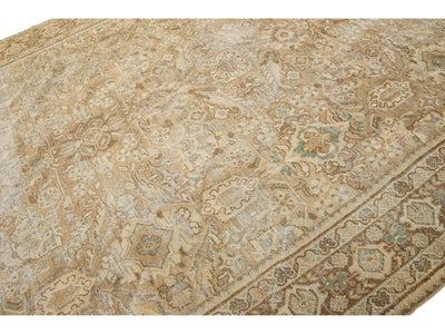 Antique Mahal Wool Rug 10 X 13