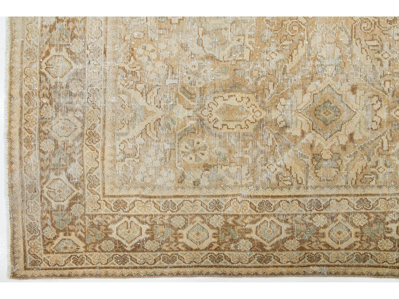 Antique Mahal Wool Rug 10 X 13