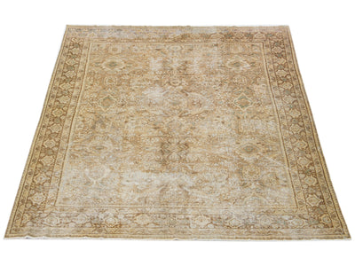 Antique Mahal Wool Rug 10 X 13