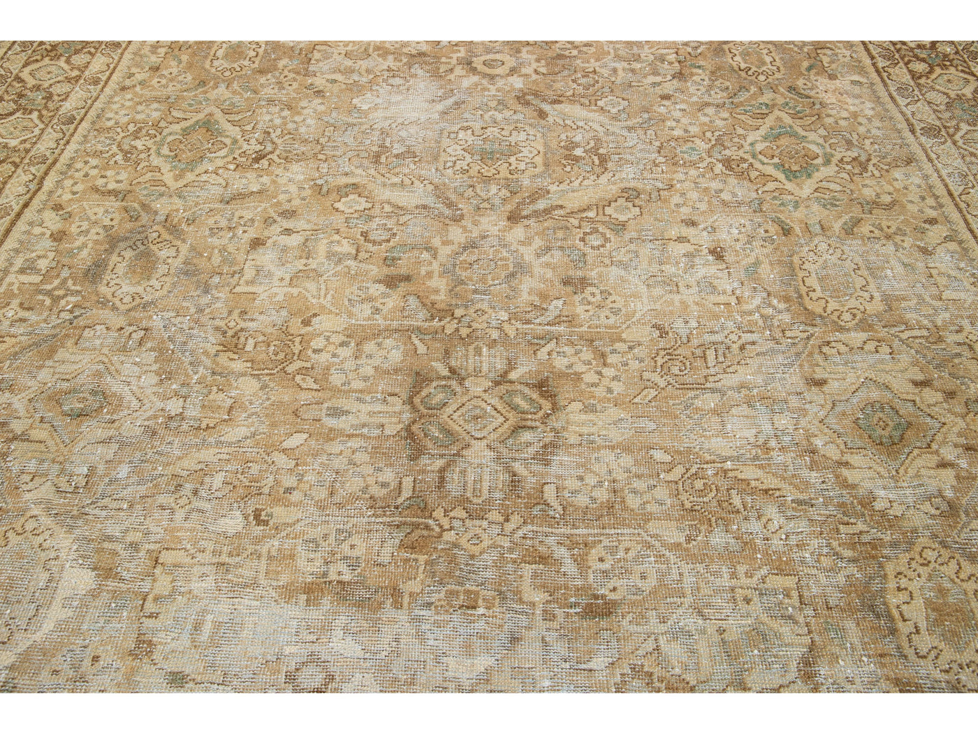 Antique Mahal Wool Rug 10 X 13