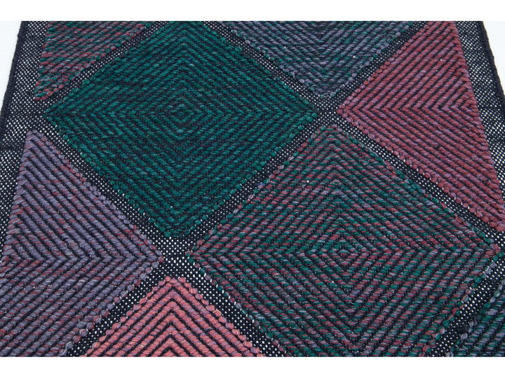 Modern Swedish Wool Rug 3 X 5
