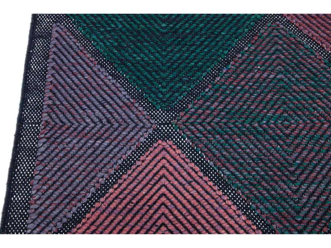 Modern Swedish Wool Rug 3 X 5