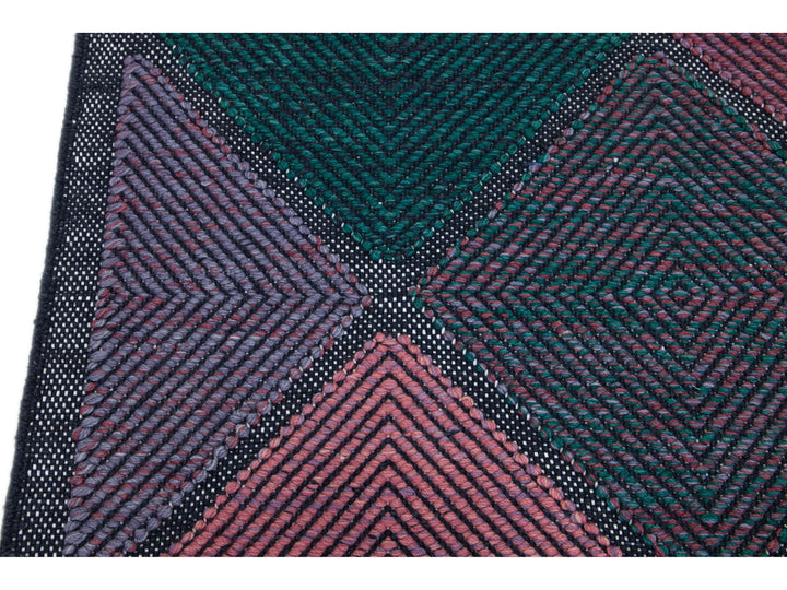 Modern Swedish Wool Rug 3 X 5