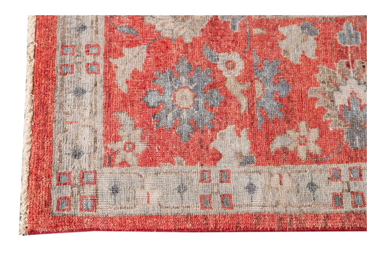 Modern Indian Artisan Wool Rug 9 X 12