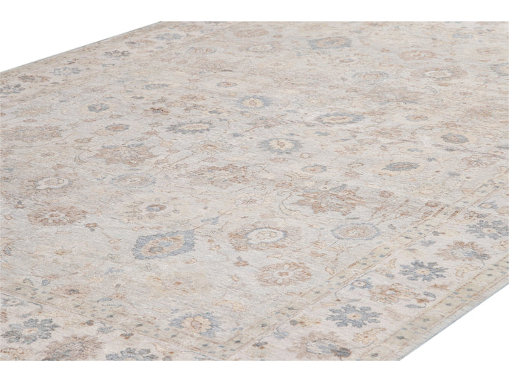 Modern Indian Artisan Wool Rug 8 X 10
