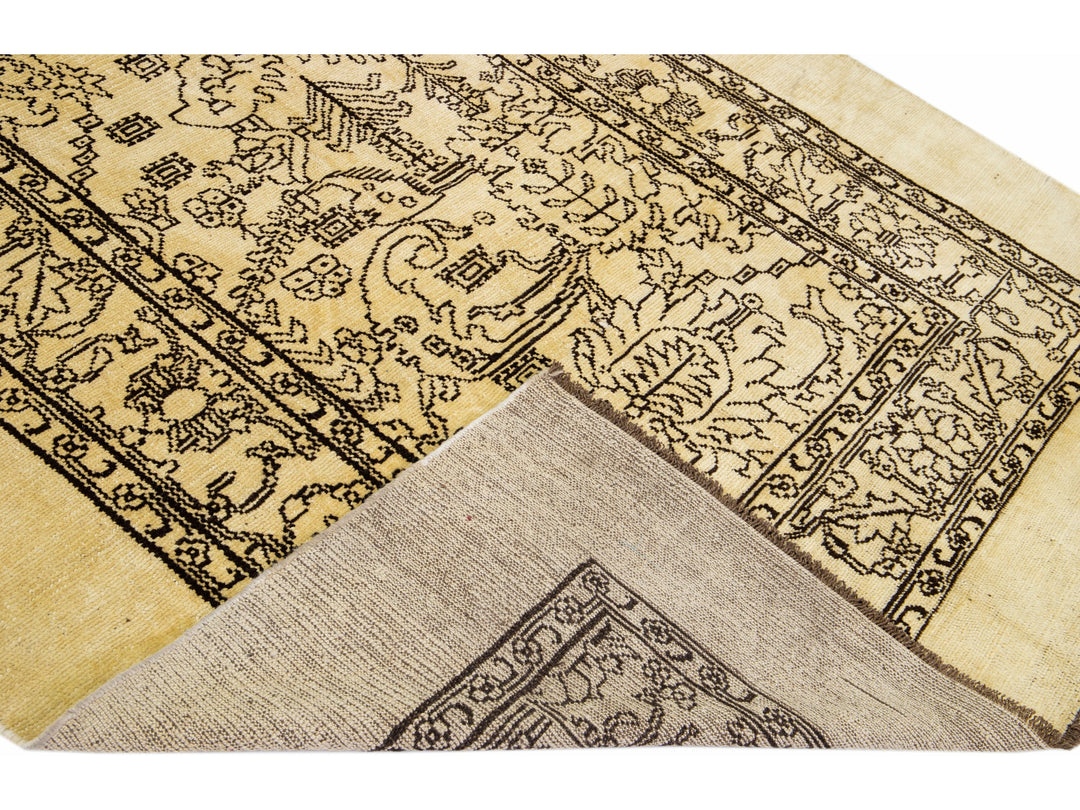 Transitional Revival Wool Rug 7 X 11