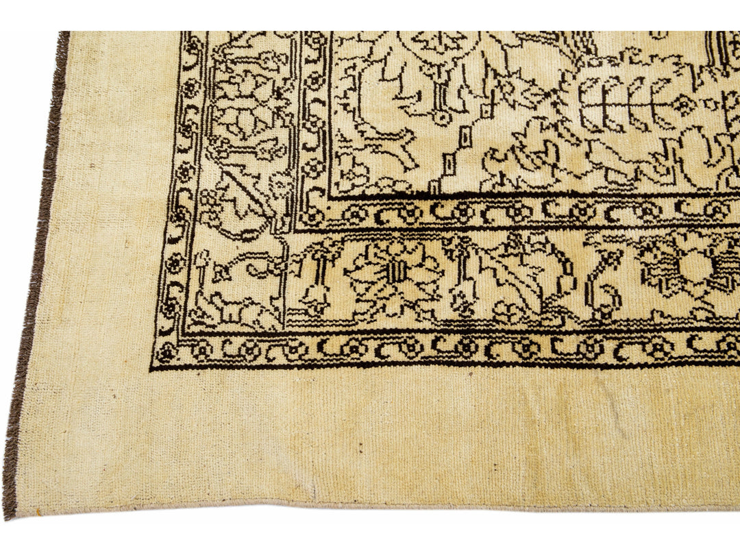 Transitional Revival Wool Rug 7 X 11