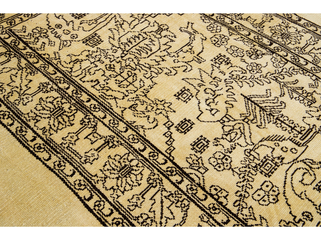 Transitional Revival Wool Rug 7 X 11