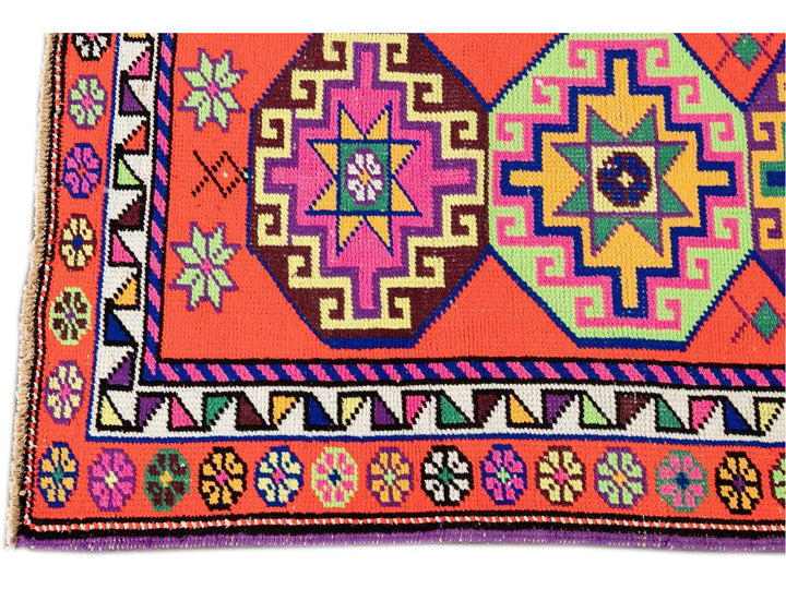 Vintage Beautiful Turkish Runner Rug, 3 X 12