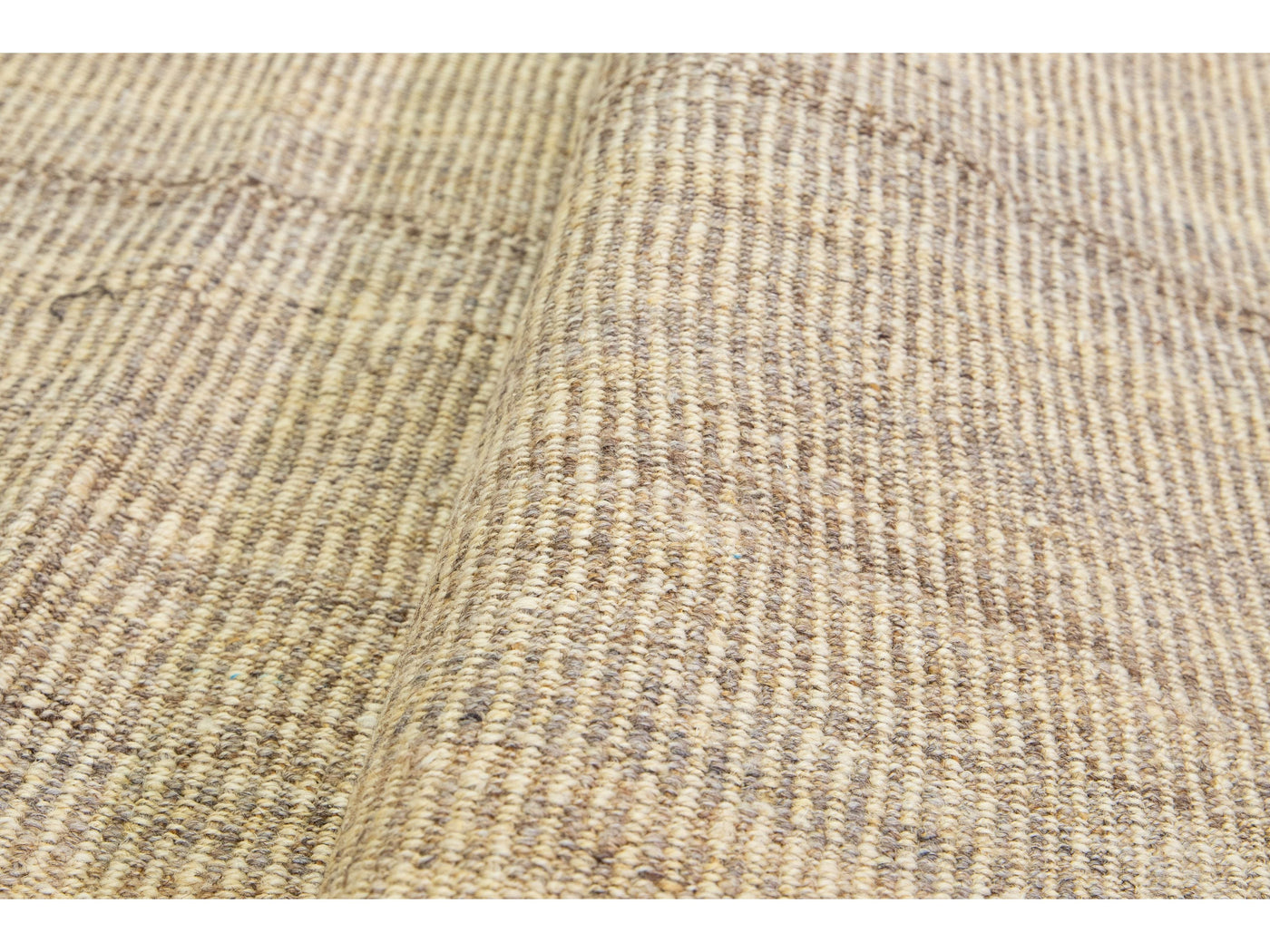 Modern Kilim Flatweave Wool Rug 11 X 15