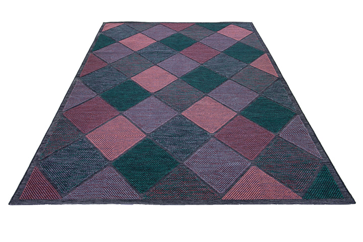 Modern Swedish Wool Rug 9 X 12