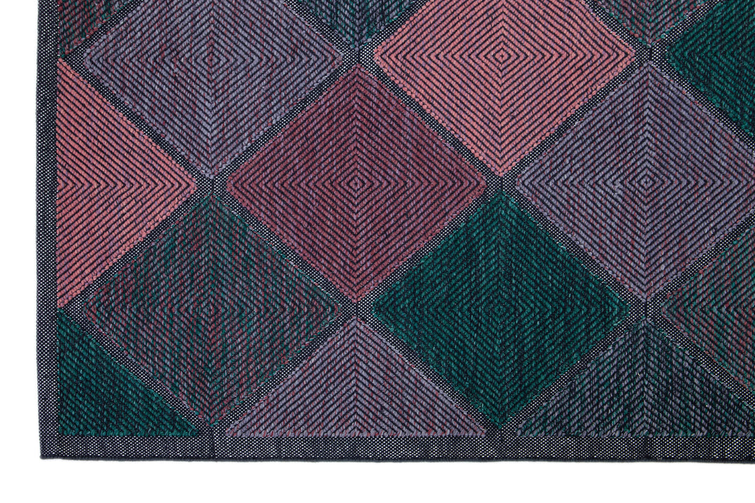 Modern Swedish Wool Rug 9 X 12