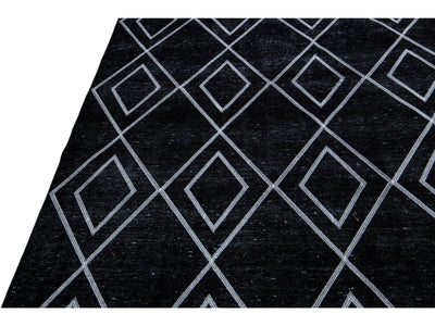 Modern Turkish Wool Rug 9 X 13