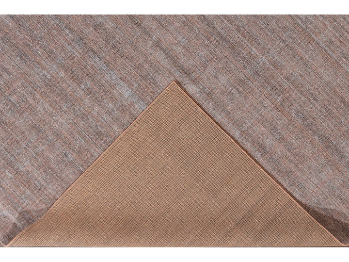 Modern Bamboo & Silk Groove Rug 10 X 14