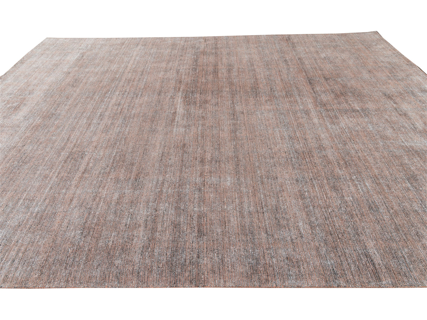 Modern Bamboo & Silk Groove Rug 10 X 14