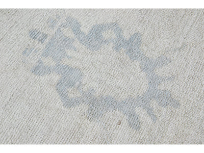 Modern Oushak Wool Rug 12 X 17