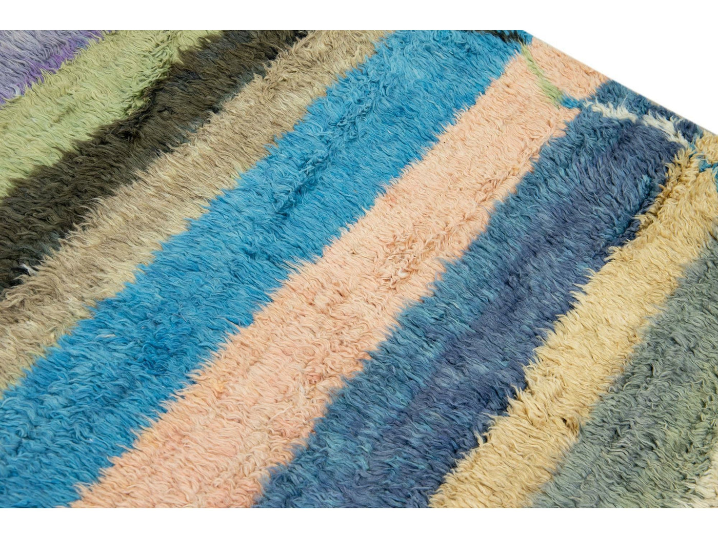 Modern Turkish Tulu Wool Rug 13 X 15