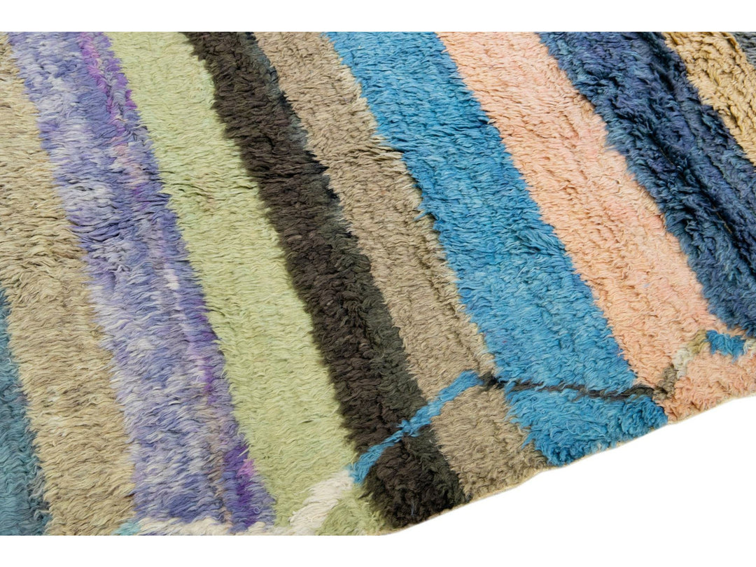 Modern Turkish Tulu Wool Rug 13 X 15