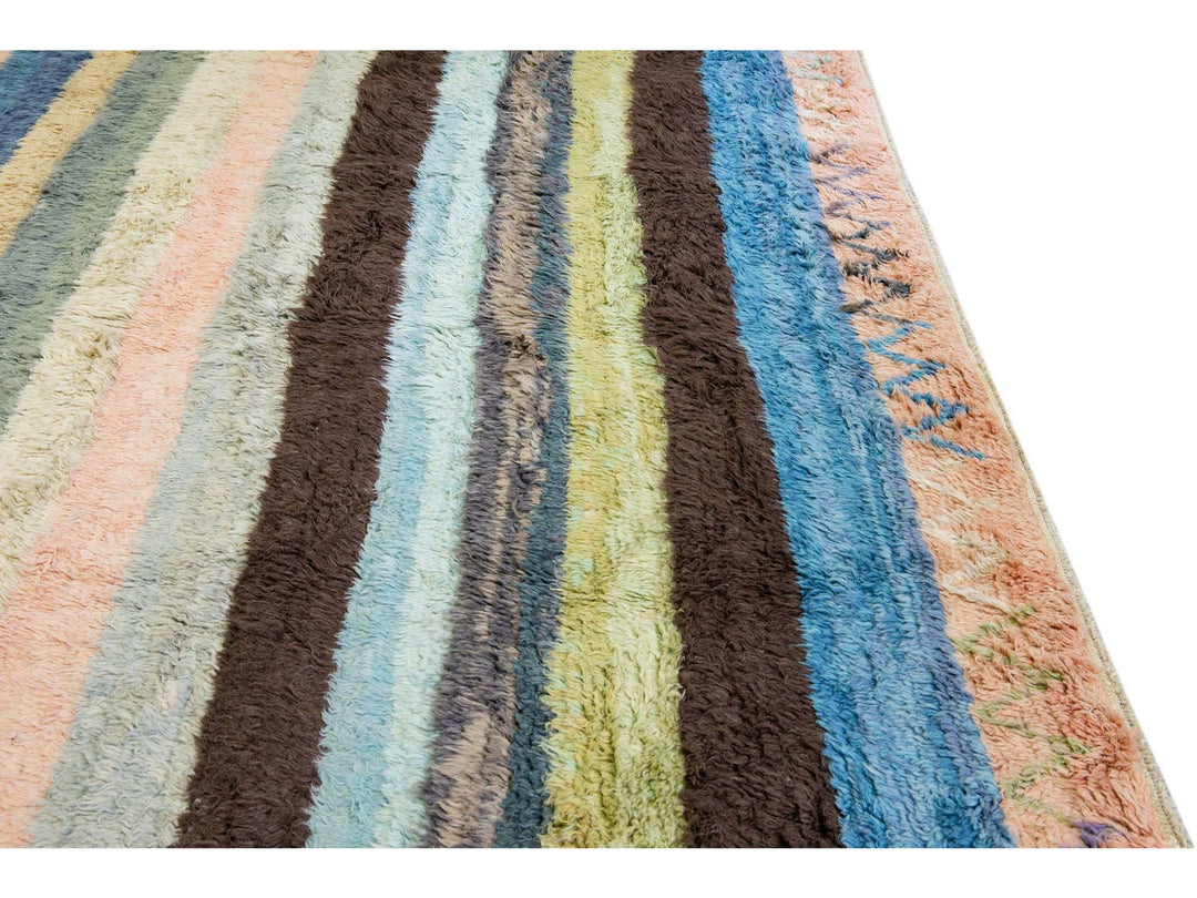 Modern Turkish Tulu Wool Rug 13 X 15