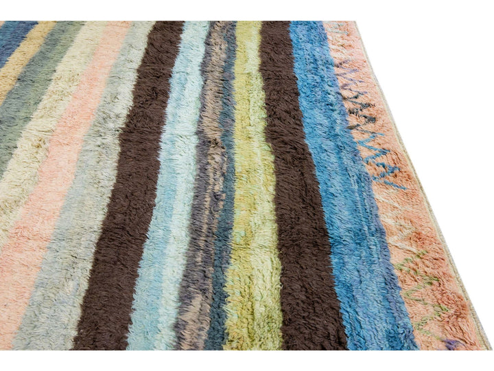 Modern Turkish Tulu Wool Rug 13 X 15