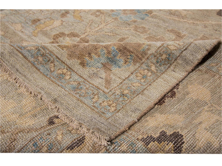 Modern Sultanabad Wool Rug 9 X 15
