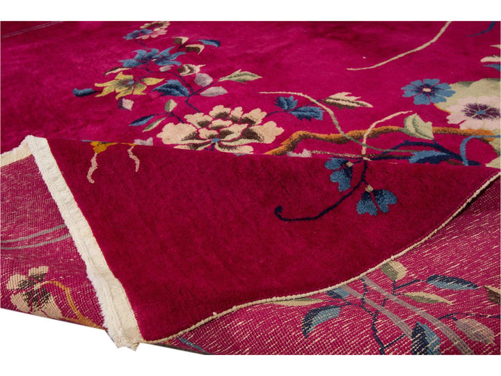 Antique Art Deco Chinese Rug 9 X 12