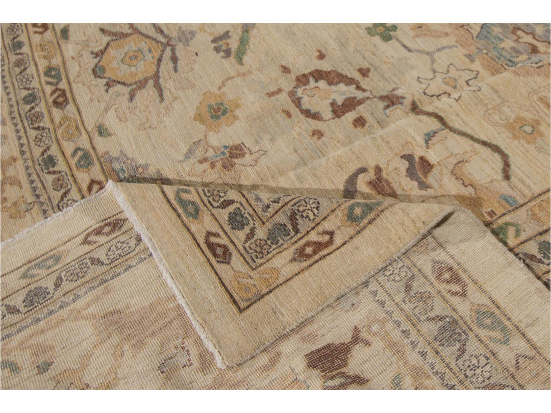 Modern Sultanabad Oversize Wool Rug 12 X 16