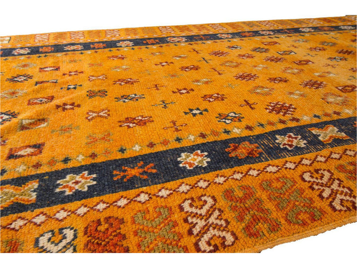 Vintage Moroccan Wool Rug 5 X 13