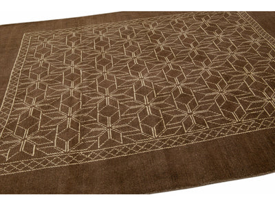 Modern Moroccan Wool Rug 7 X 10