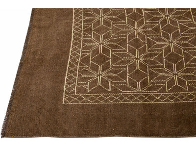 Modern Moroccan Wool Rug 7 X 10